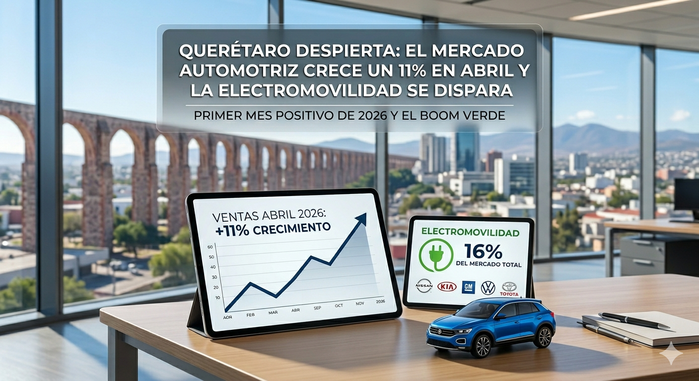 AMDAQRO reporta primer mes positivo de 2026 en comercialización de vehículos